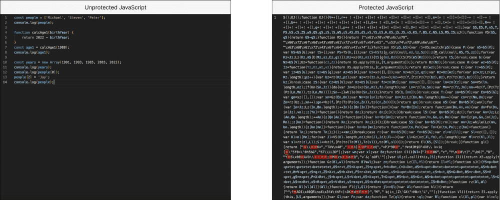 BP-SS-AS-2023-1-protected-and-unprotected-javascript protected and unprotected javascript