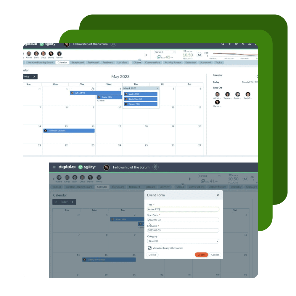 agility product screenshot align tech investments